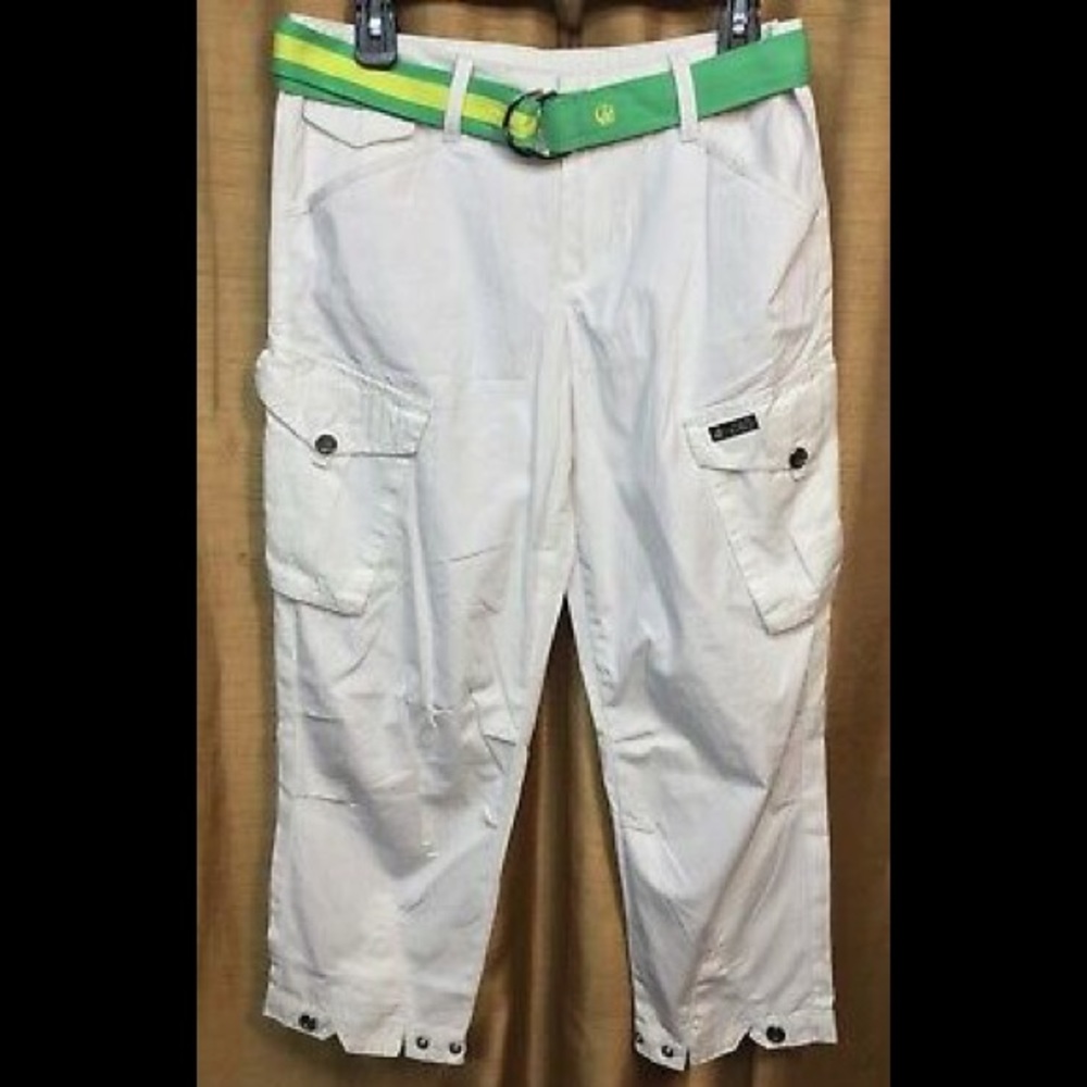 Cavi White Capri Pants